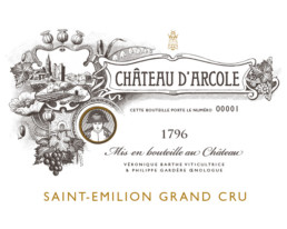 AOP Saint Emilion Etiquette Grand Cru - Château d’Arcole 2016 - French Bistrot