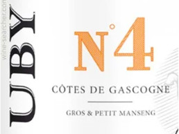 AOP Côtes de Gascogne Etiquette Domaine Uby - UBY N°4 Gros et Petit Manseng - French Bistrot